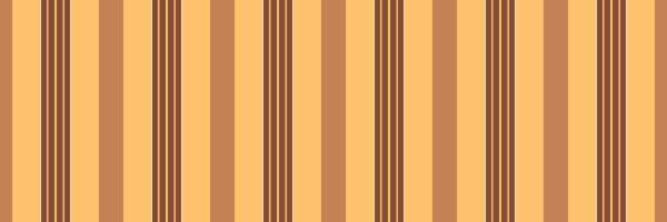 Furniture seamless lines pattern, rectangle fabric stripe vertical. Seasonal textile vector texture background in orange and red colors.