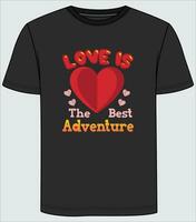 Valentine's day T shirt Design vector