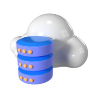 Database 3D Illustration Icon png