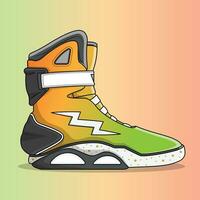 Basketball Sneakers High Ankle Gradient vector