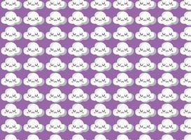 cloud pattern, background in pastel colors, ideal for children's prints or backgrounds vector