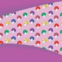 mushroom pattern, background, for design backgrounds, prints and various designs vector