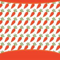 Carrot pattern, background for kitchen fabrics or backgrounds for design, carrot repeat, great for vegan publication background too vector