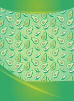 avocado pattern, texture background, for fabrics, backgrounds, food publication backgrounds vector