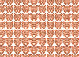 pattern background with jaguar, modern texture vector