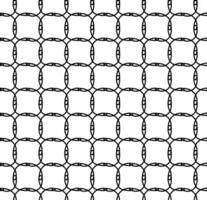 Vector seamless pattern in the form of a black lattice drawn in doodle style on a white background