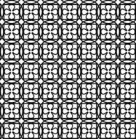 Vector seamless geometric pattern in the form of an openwork lattice in black on a white background