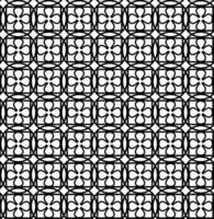 Vector seamless geometric pattern in the form of an openwork lattice in black on a white background