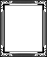 Vector rectangle ornament frame
