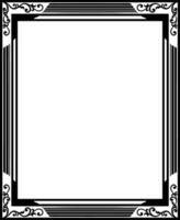 Vector rectangle ornament frame