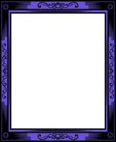 Vector rectangle ornament frame