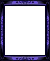 Vector rectangle ornament frame