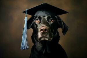 AI generated Comprehensive Graduate dog school. Generate Ai photo