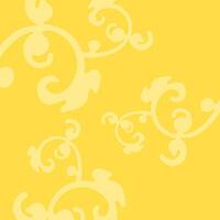 Yellow floral background - design element vector