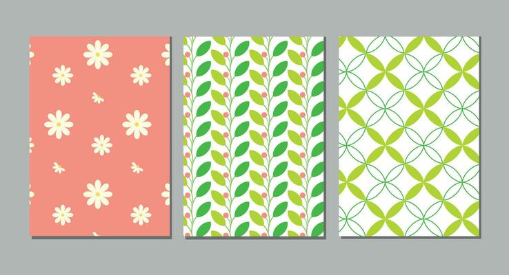 Notebook cover design spring themes size B5 for school