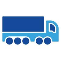 Truck icon or logo illustration glyph style vector