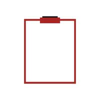 Clipboard icon. Document data archive and information theme. Isolated design. Vector illustration