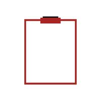 Clipboard icon. Document data archive and information theme. Isolated design. Vector illustration