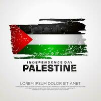 palestino simpatía Campaña saludo tarjeta vector