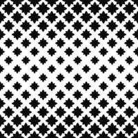 Monochrome abstract seamless stylized floral pattern design vector