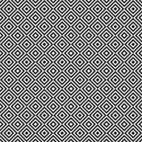 Repeating black and white square pattern design vector