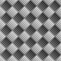 Geometrical diagonal square pattern background - abstract black and white vector illustration from rounded squares