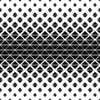 Repeating black and white vector triangle pattern design background