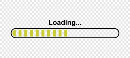 waiting time to load pages and games vector