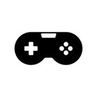 Gamepad icon vector isolated on white background.