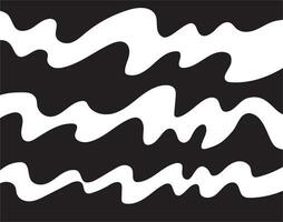 Abstract black waves vector pattern background