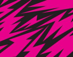 Abstract black and pink with spikes and zigzag line pattern vector background