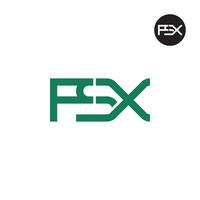 Letter FSX Monogram Logo Design vector