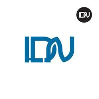 Letter LDN Monogram Logo Design vector