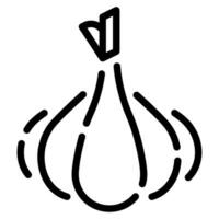 Garlic icon illustration for uiux, web, app, infographic, etc vector