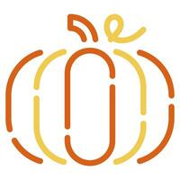 Pumpkin icon illustration for uiux, web, app, infographic, etc vector