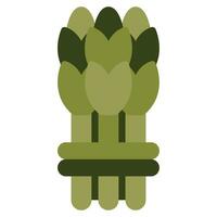 Asparagus icon illustration for uiux, web, app, infographic, etc vector