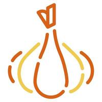 Garlic icon illustration for uiux, web, app, infographic, etc vector