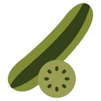 Cucumber icon illustration for uiux, web, app, infographic, etc vector