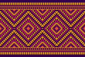 Carpet tribal pattern art. Geometric ethnic seamless pattern traditional. American, Mexican style. vector