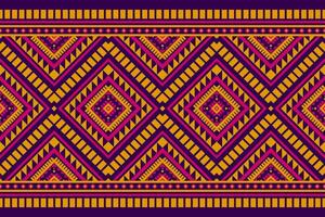 Carpet tribal pattern art. Geometric ethnic seamless pattern traditional. American, Mexican style. vector