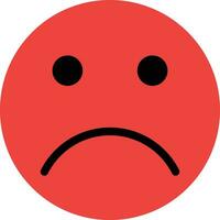 Angry emoji icon . Angry face icon vector isolated on white background