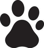 Dog Paw Animal paw print vector illustrations Different animal paw print vector illustrations