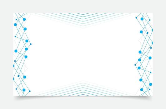 Neural Patterns Technology Banner Background vector