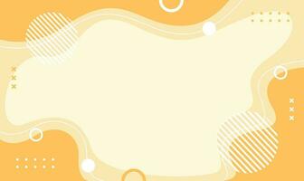 Abstract vector background with orange wavy and geometric shapes, Suitable for covers, posters, templates, banners, and others