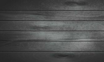 Vector black wooden background.vintage board surface, wooden background photo