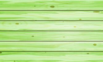 Vector empty green wooden plank background texture. 3d rendering illustration photo