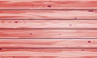 Vector empty red wooden plank background texture. 3d rendering illustration photo