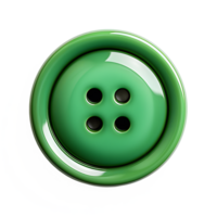 AI generated clothing buttons isolated on transparent background ,generative ai png