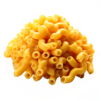 AI generated Dried macaroni isolated on transparent background ,dry pasta png ,generative ai