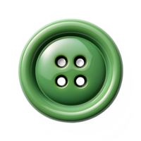 AI generated clothing buttons isolated on transparent background ,generative ai png